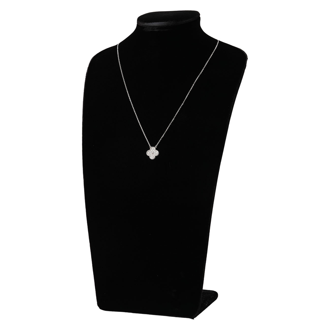 VAN CLEEF & ARPELS(USED)반클리프 VCARA46100 빈티지 다이아 알함브라 네크리스
